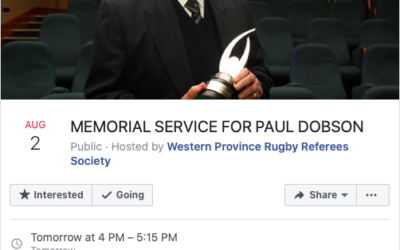Memorial Service for Paul Dobson